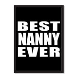 Best Nanny Ever - Portrait Frame Photo Tile