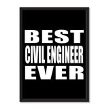 Best Civil Engineer Ever - Portrait Frame Photo Tile