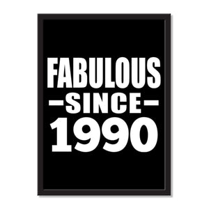 Fabulous Since 1990 - Portrait Frame Photo Tile