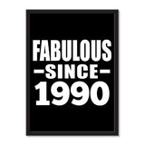 Fabulous Since 1990 - Portrait Frame Photo Tile
