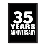 35 Years Anniversary - Portrait Frame Photo Tile