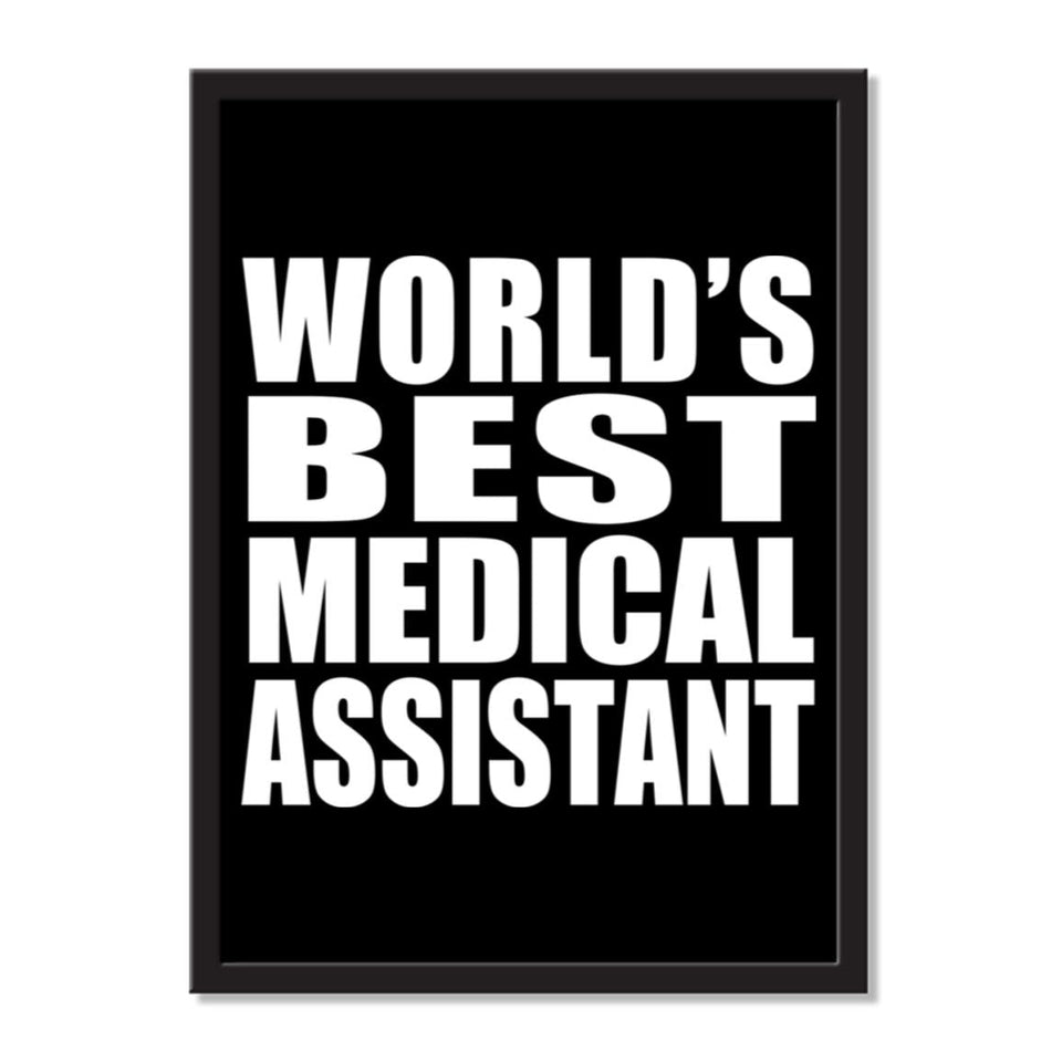 World's Best Medical Assistant - Portrait Frame Photo Tile
