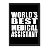 World's Best Medical Assistant - Portrait Frame Photo Tile