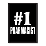 Number One #1 Pharmacist - Portrait Frame Photo Tile