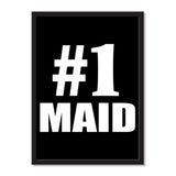 Number One #1 Maid - Portrait Frame Photo Tile