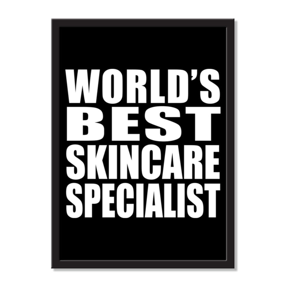 World's Best Skincare Specialist - Portrait Frame Photo Tile
