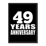 49 Years Anniversary - Portrait Frame Photo Tile