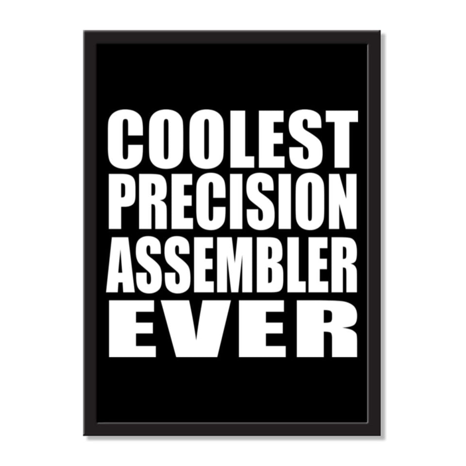 Coolest Precision Assembler Ever - Portrait Frame Photo Tile