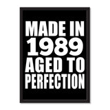 Made In 1989 Aged to Perfection - Portrait Frame Photo Tile