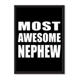 Most Awesome Nephew - Portrait Frame Photo Tile
