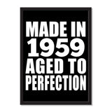 Made In 1959 Aged to Perfection - Portrait Frame Photo Tile