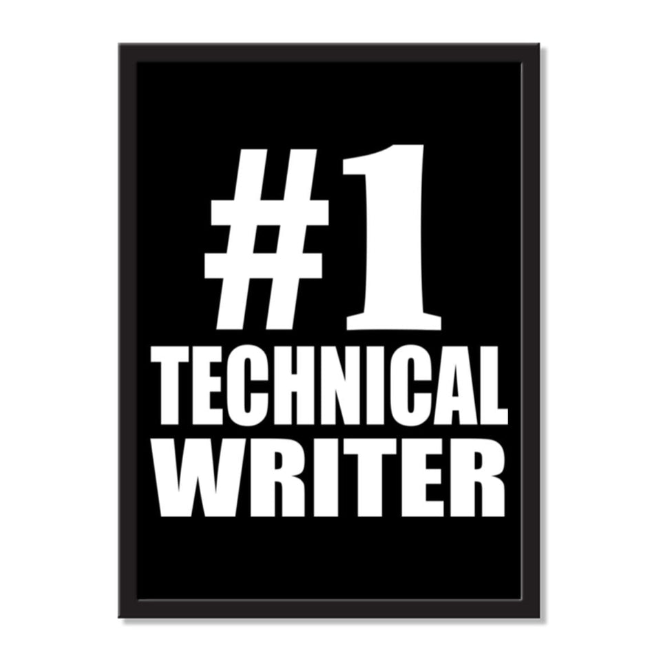 Number One #1 Technical Writer - Portrait Frame Photo Tile