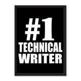 Number One #1 Technical Writer - Portrait Frame Photo Tile