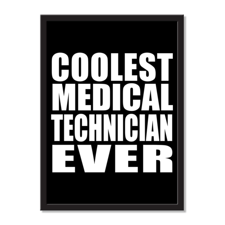 Coolest Medical Technician Ever - Portrait Frame Photo Tile