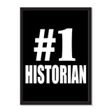 Number One #1 Historian - Portrait Frame Photo Tile