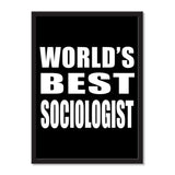 World's Best Sociologist - Portrait Frame Photo Tile