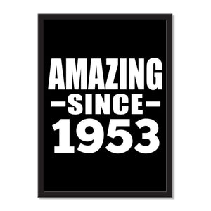 Amazing Since 1953 - Portrait Frame Photo Tile