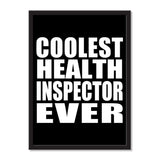 Coolest Health Inspector Ever - Portrait Frame Photo Tile