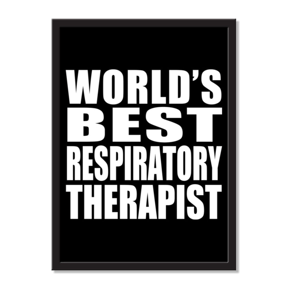 World's Best Respiratory Therapist - Portrait Frame Photo Tile