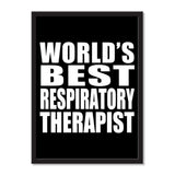 World's Best Respiratory Therapist - Portrait Frame Photo Tile