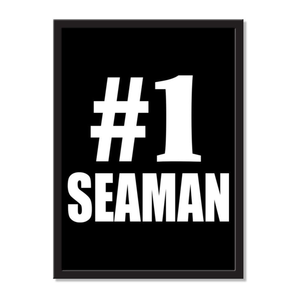 Number One #1 Seaman - Portrait Frame Photo Tile