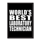 World's Best Laboratory Technician - Portrait Frame Photo Tile