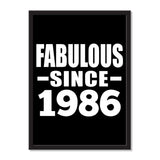 Fabulous Since 1986 - Portrait Frame Photo Tile