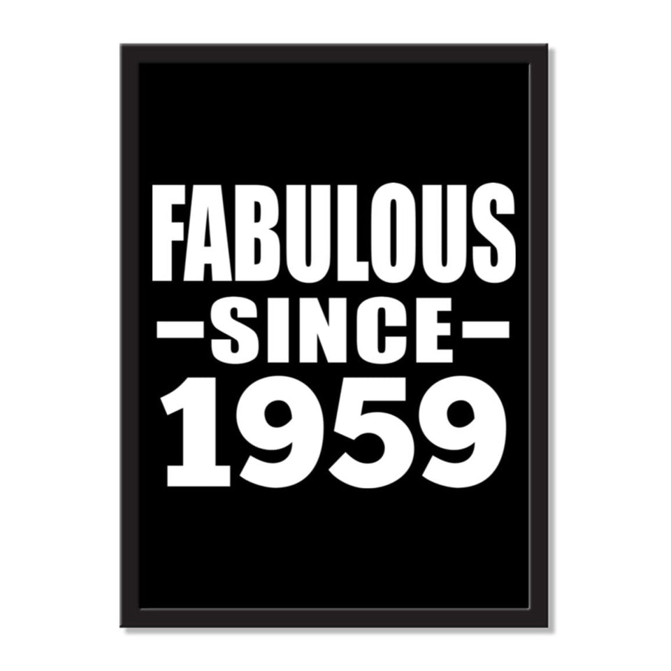 Fabulous Since 1959 - Portrait Frame Photo Tile