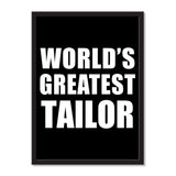 World's Greatest Tailor - Portrait Frame Photo Tile