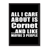 All I Care About Is Cornet And Like Maybe 3 People - Portrait Frame Photo Tile