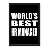 World's Best Hr Manager - Portrait Frame Photo Tile