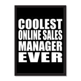 Coolest Online Sales Manager Ever - Portrait Frame Photo Tile