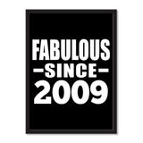 Fabulous Since 2009 - Portrait Frame Photo Tile