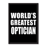 World's Greatest Optician - Portrait Frame Photo Tile