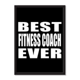 Best Fitness Coach Ever - Portrait Frame Photo Tile