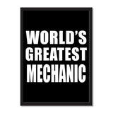 World's Greatest Mechanic - Portrait Frame Photo Tile