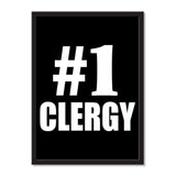 Number One #1 Clergy - Portrait Frame Photo Tile