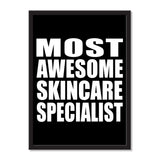 Most Awesome Skincare Specialist - Portrait Frame Photo Tile