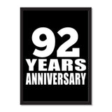 92 Years Anniversary - Portrait Frame Photo Tile