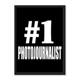Number One #1 Photojournalist - Portrait Frame Photo Tile