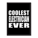 Coolest Electrician Ever - Portrait Frame Photo Tile
