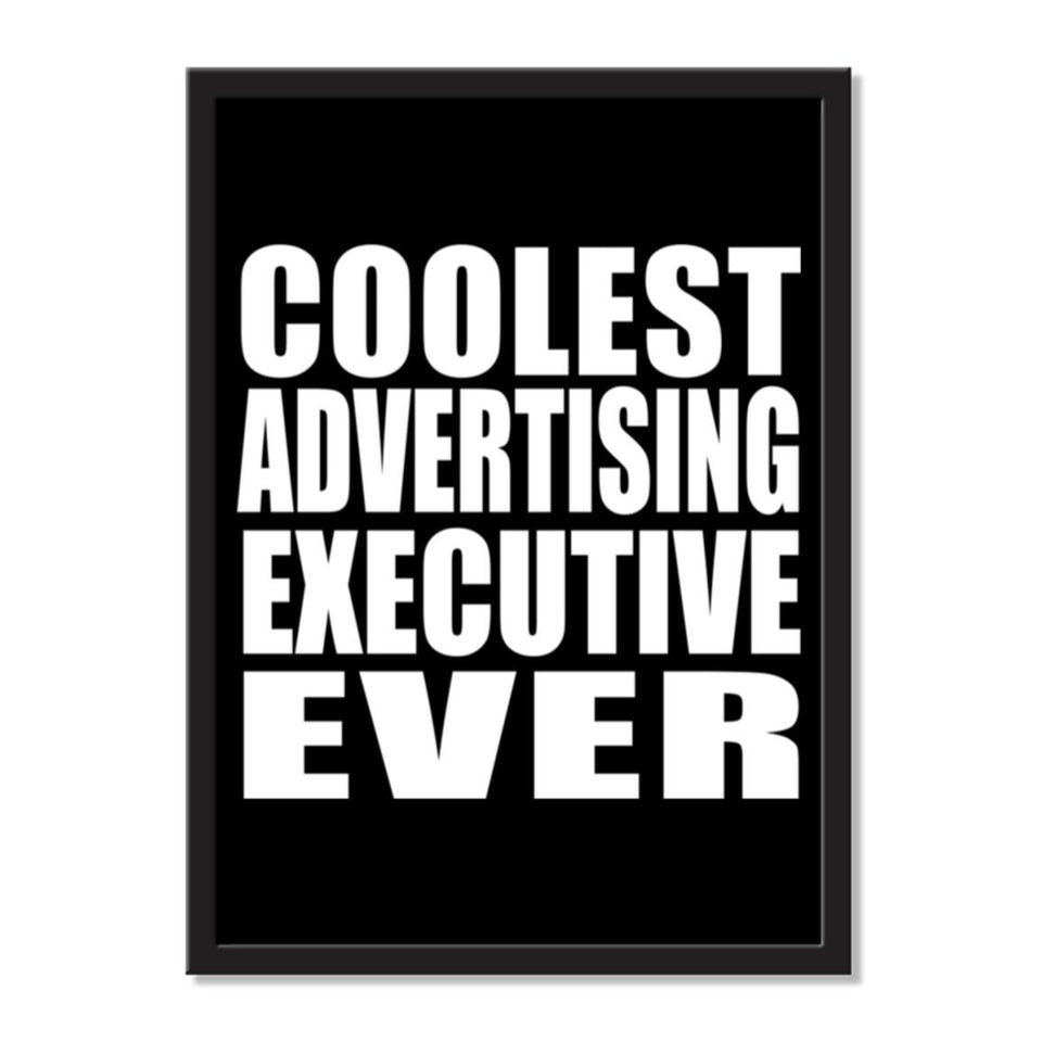Coolest Advertising Executive Ever - Portrait Frame Photo Tile