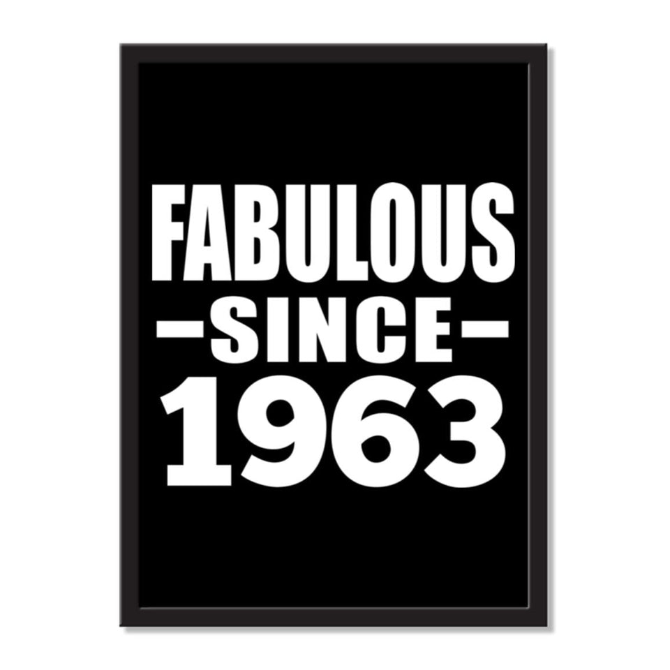 Fabulous Since 1963 - Portrait Frame Photo Tile