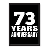73 Years Anniversary - Portrait Frame Photo Tile