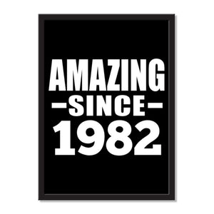 Amazing Since 1982 - Portrait Frame Photo Tile
