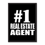Number One #1 Real Estate Agent - Portrait Frame Photo Tile