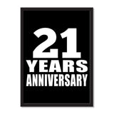 21 Years Anniversary - Portrait Frame Photo Tile