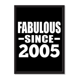 Fabulous Since 2005 - Portrait Frame Photo Tile