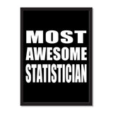 Most Awesome Statistician - Portrait Frame Photo Tile