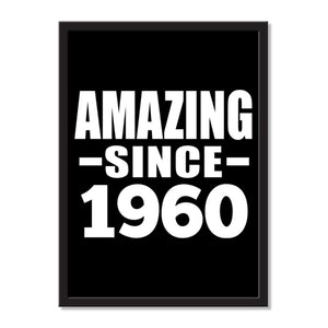Amazing Since 1960 - Portrait Frame Photo Tile